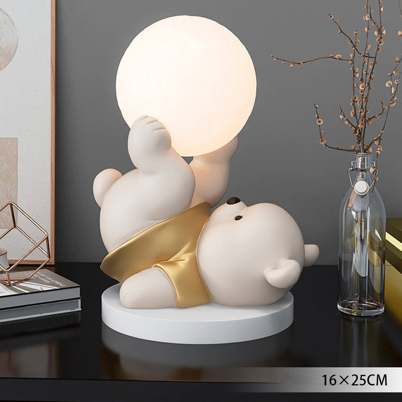 Touch Lamp Teddy Bear Moon Lamp
