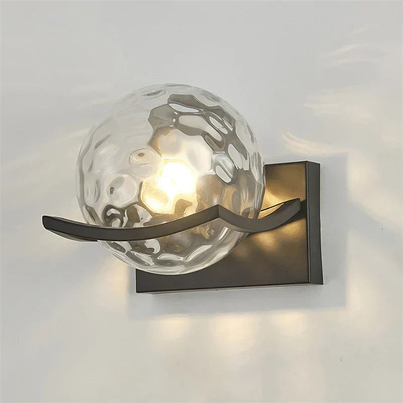LED Wandlampe aus modernem Glas