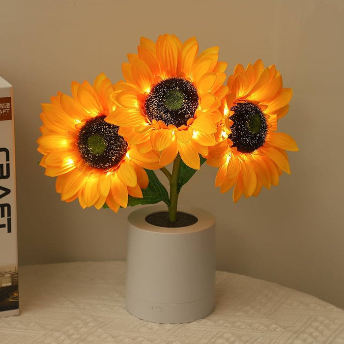 Leuchtende Sonnenblumenlampe
- OnyxLampen