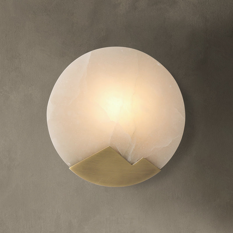 Minimalistische Marmor-Wandlampe im skandinavischen Stil
- OnyxLampen