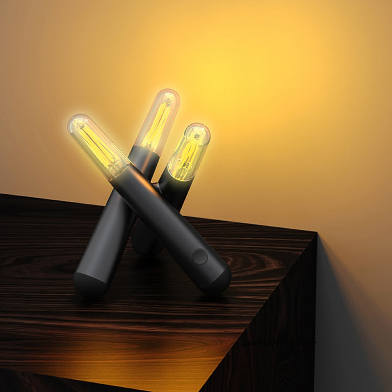 LED Tischlampe mit Glühstäbchen™ Design