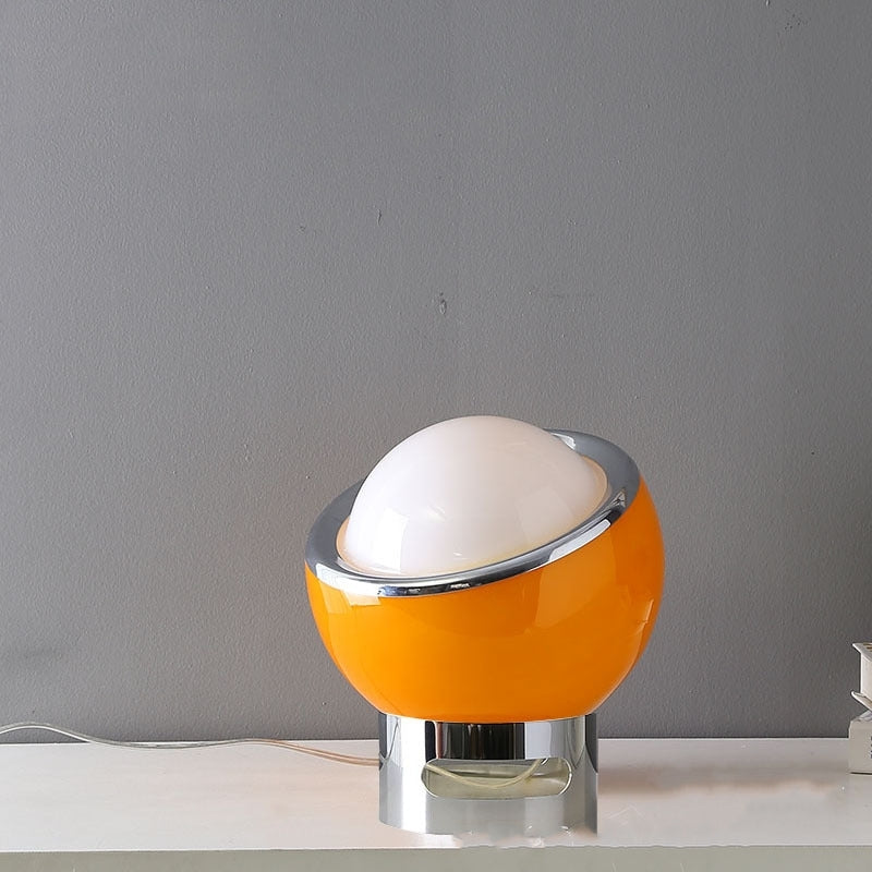 Bauhaus Tischleuchte aus französischem Opal
