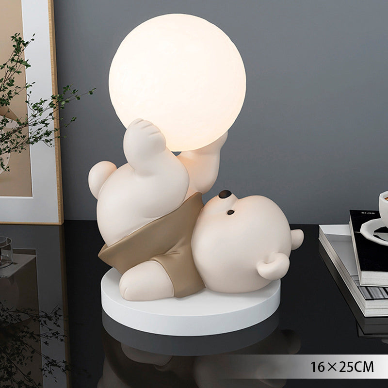Touch Lamp Teddy Bear Moon Lamp