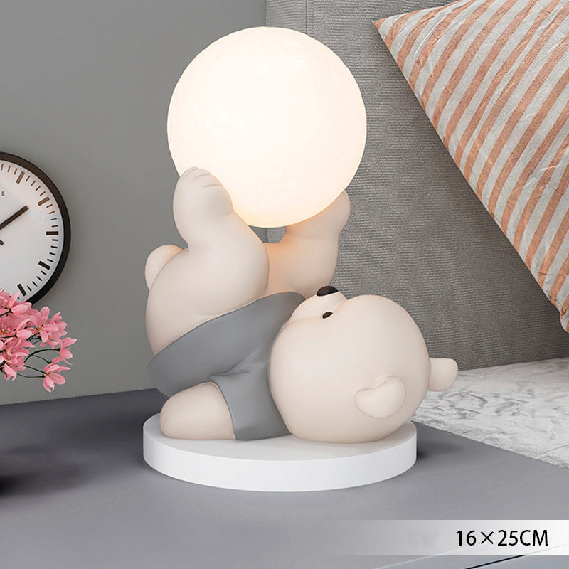 Touch Lamp Teddy Bear Moon Lamp