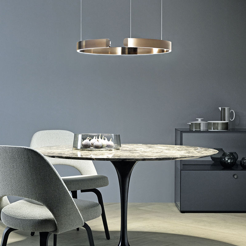 Moderne runde LED-Hängeleuchte