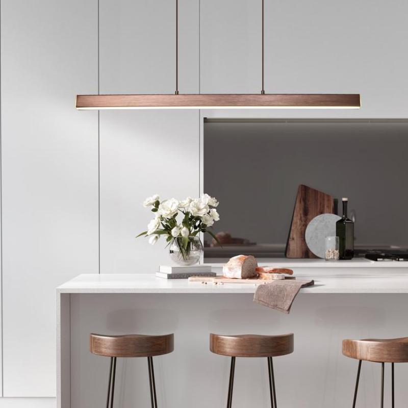 Industrielle LED-Pendelleuchte mit schlanken Design
