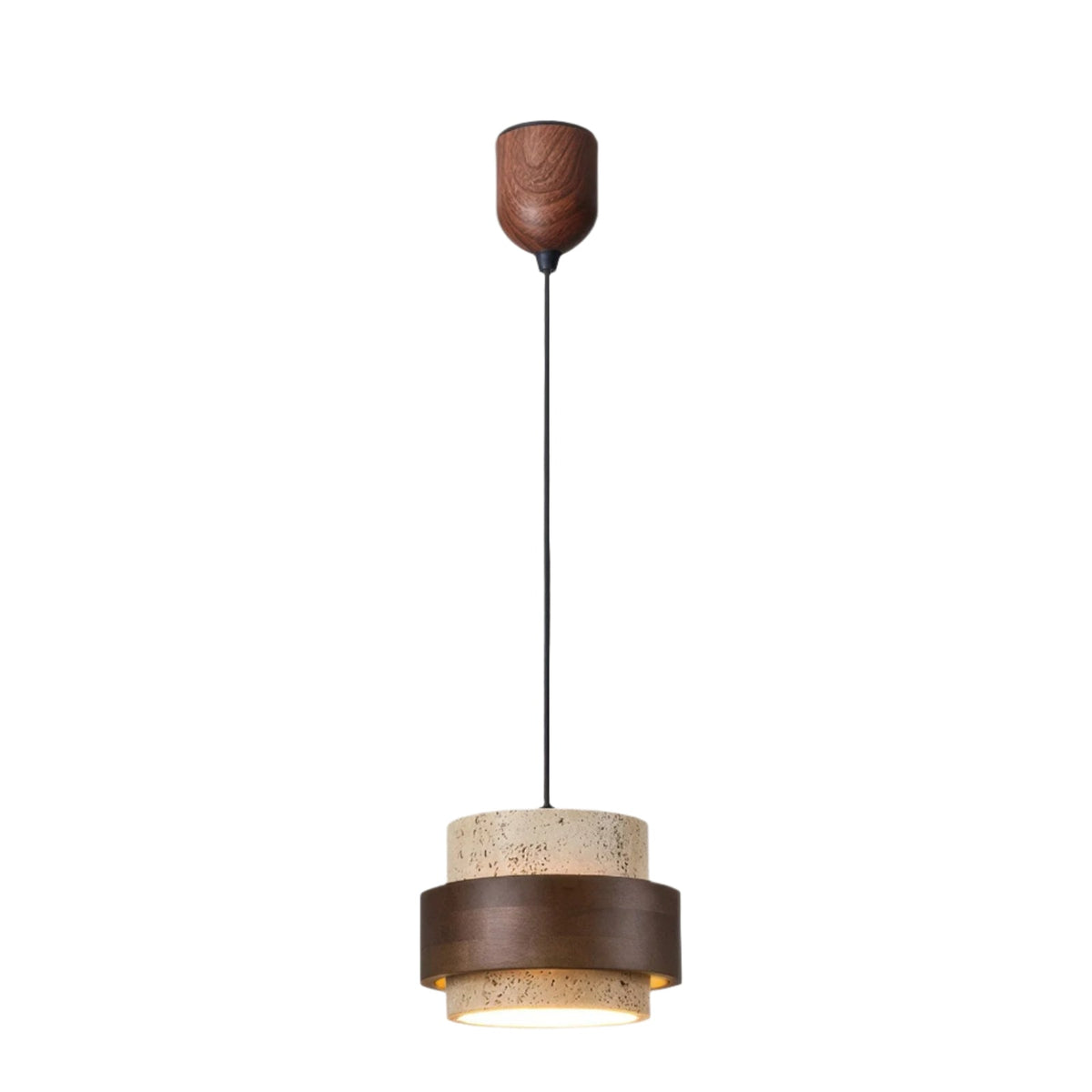 Wabi-Sabi Ascend Retro Stone Pendant