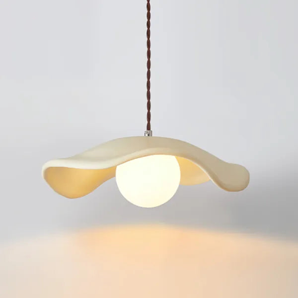Wabi Sabi Esszimmer Pendelleuchte mit kreativem Lotusblatt Design