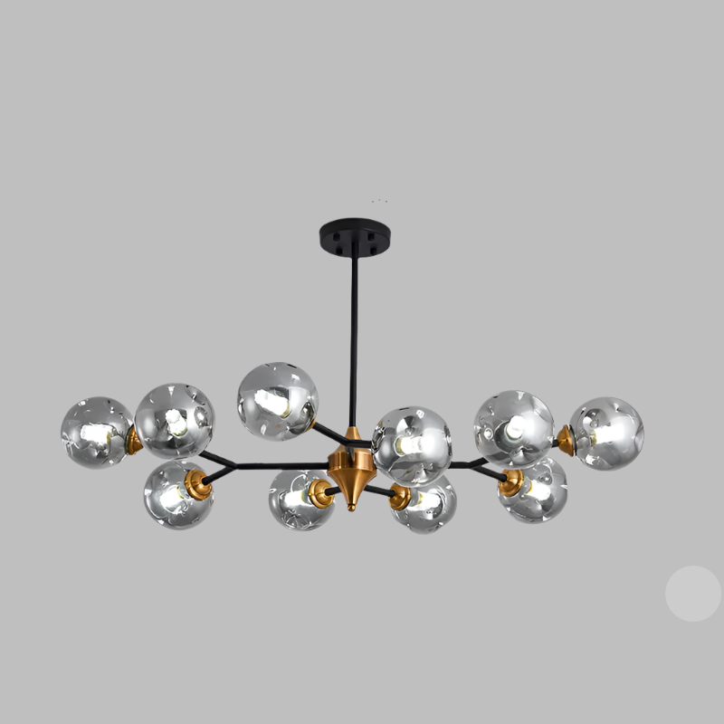 Glas-Kronleuchter im modernen Design