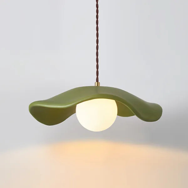 Wabi Sabi Esszimmer Pendelleuchte mit kreativem Lotusblatt Design