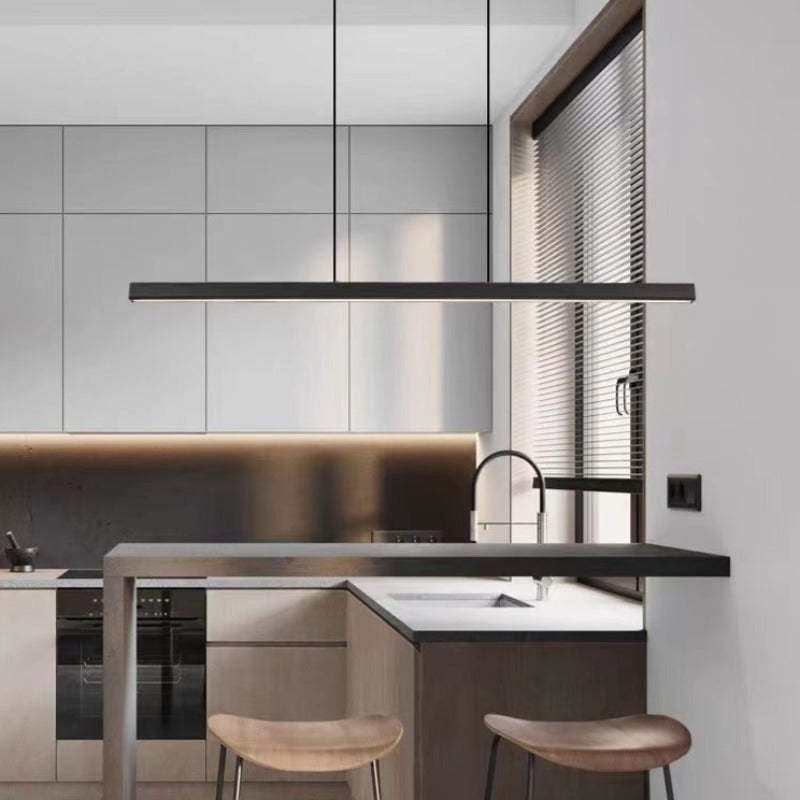 Industrielle LED-Pendelleuchte mit schlanken Design