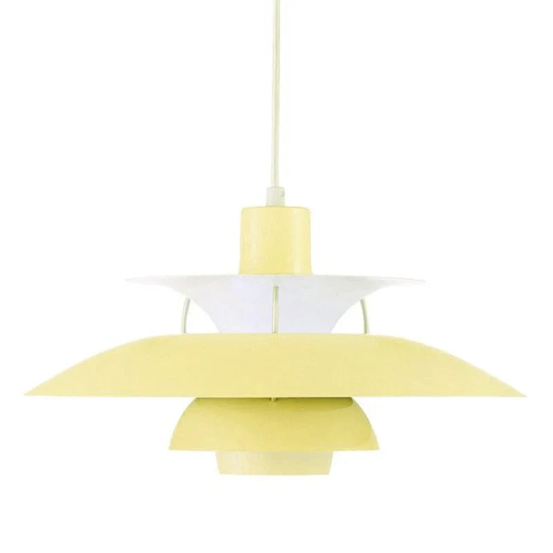 Moderne LED-Pendelleuchte im Morandi-Stil