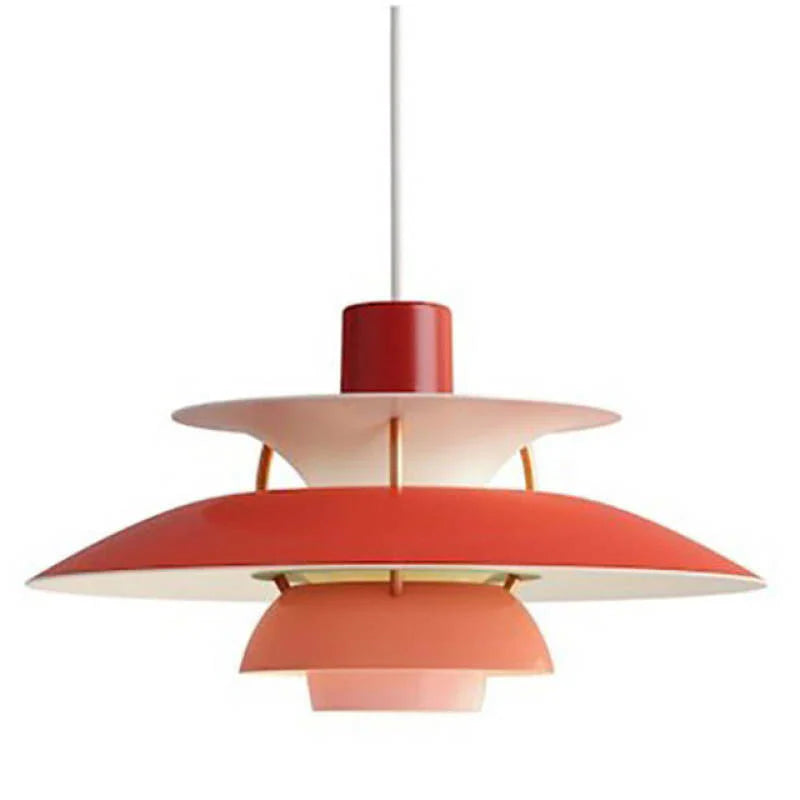 Moderne LED-Pendelleuchte im Morandi-Stil