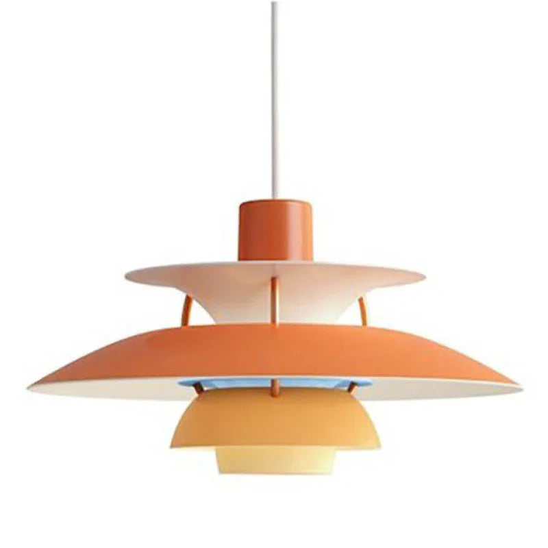 Moderne LED-Pendelleuchte im Morandi-Stil