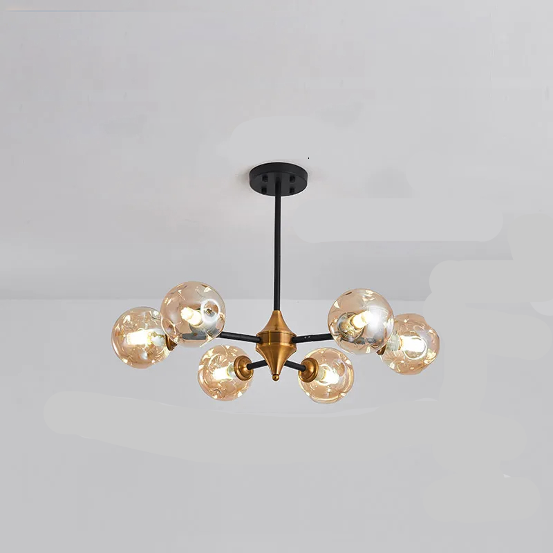 Glas-Kronleuchter im modernen Design