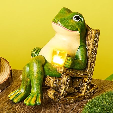 Leuchtender Gartenfrosch
 - OnyxLampen