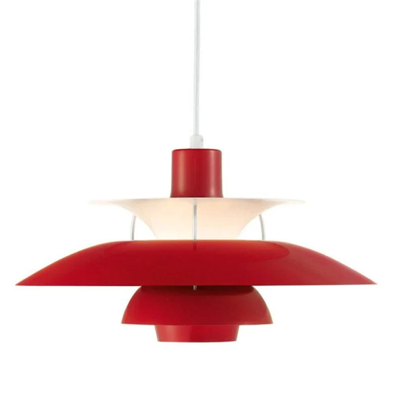 Moderne LED-Pendelleuchte im Morandi-Stil