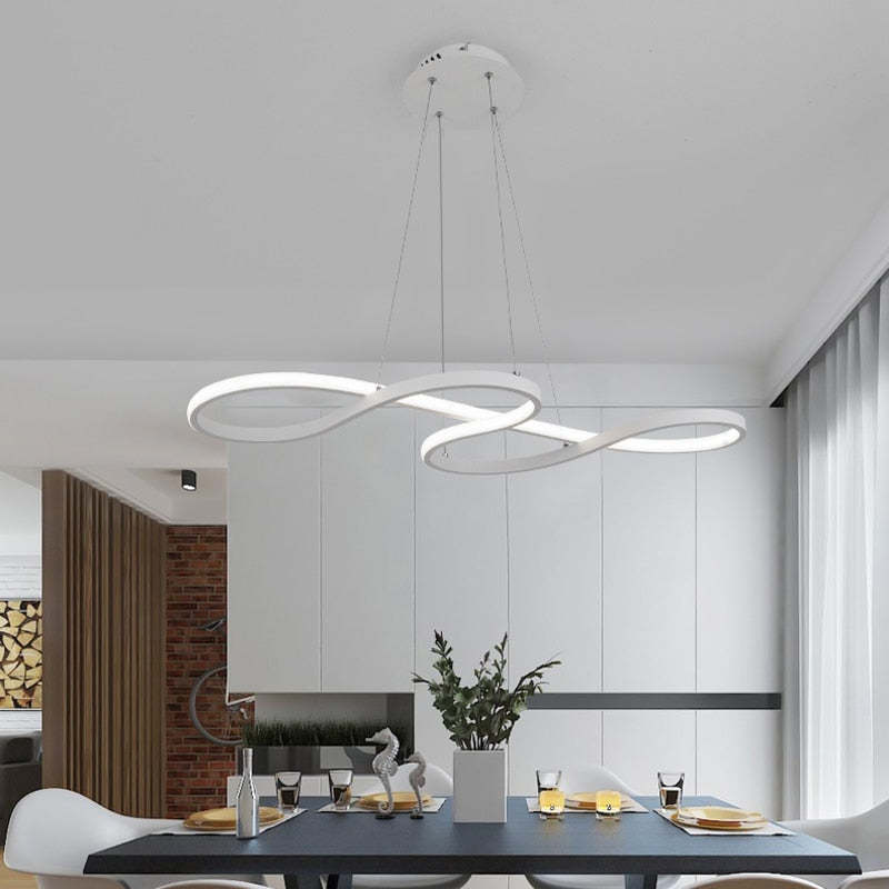 LED-Pendelleuchte im Musiknoten-Design