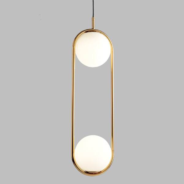 Harmonische Glas-Pendelleuchte