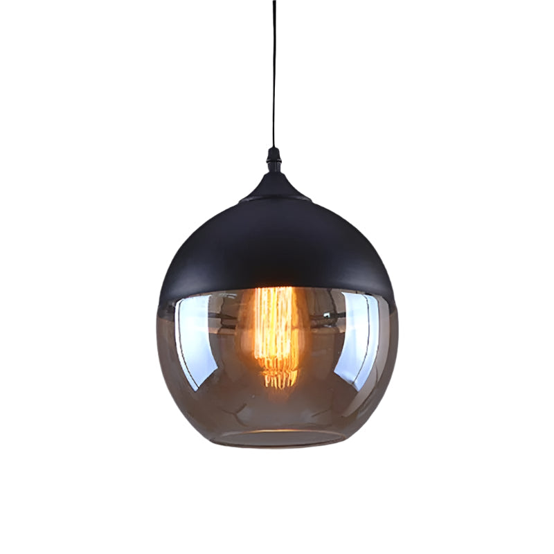 Metall-Glas Pendelleuchte als Deckenlampe