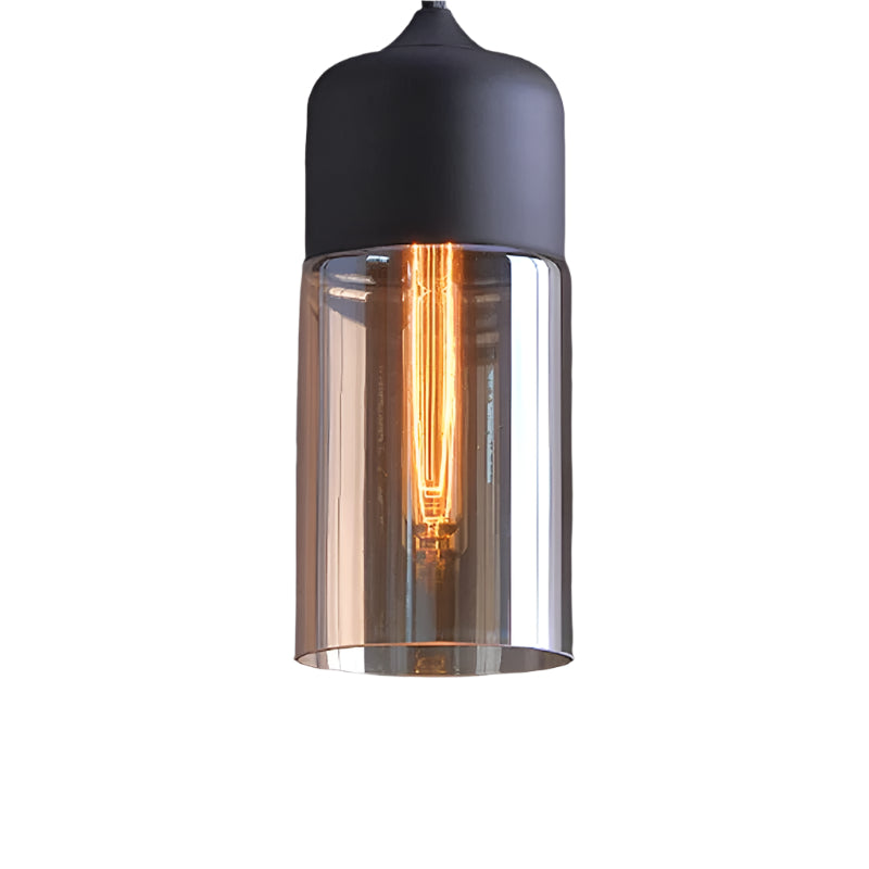 Metall-Glas Pendelleuchte als Deckenlampe