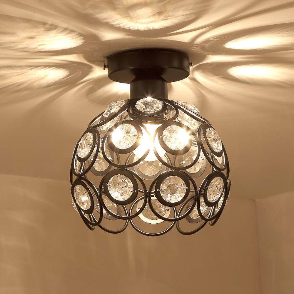 Luxury Gold Ball Ceiling Light for Hallway