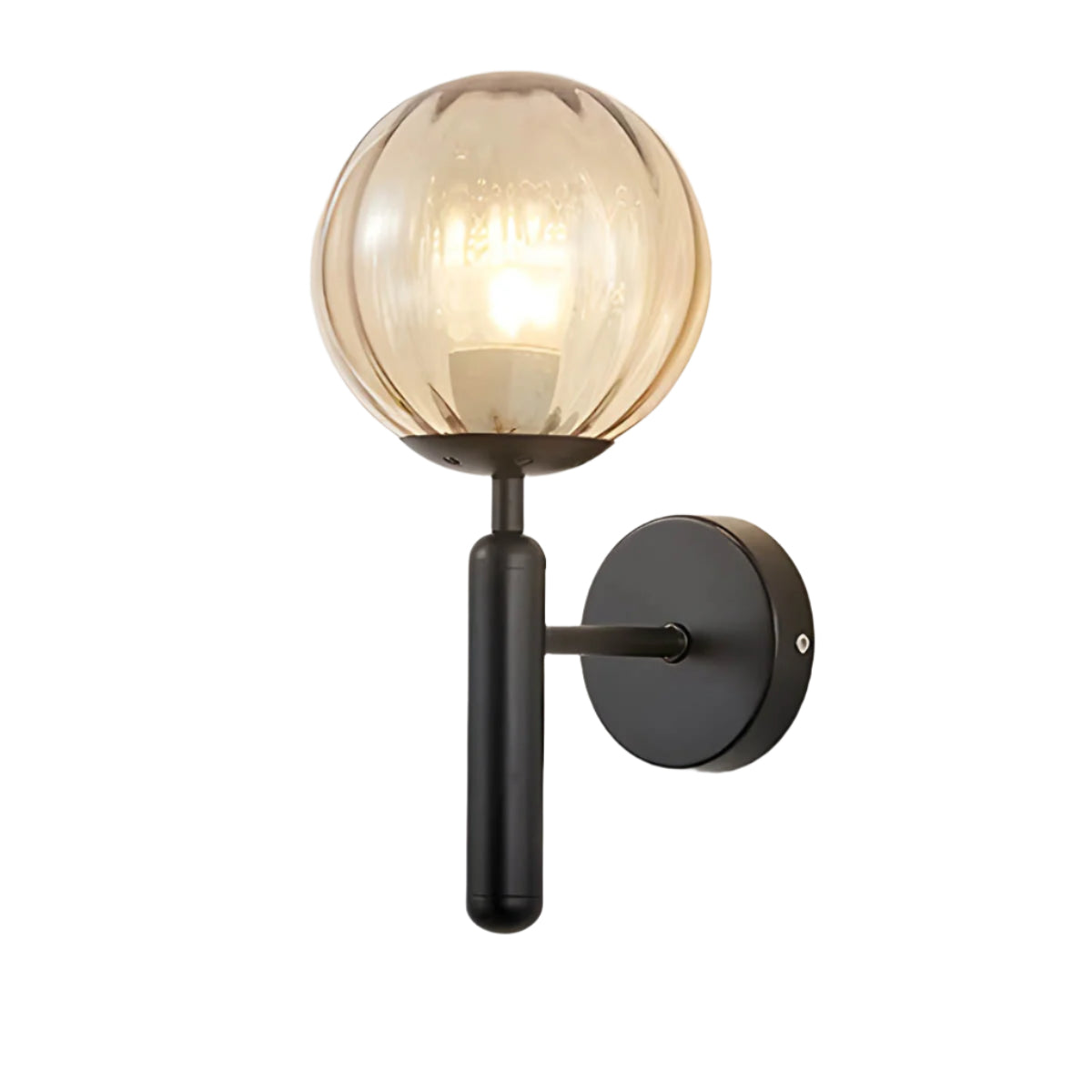 Clair Glas Wandleuchte, handgefertigt