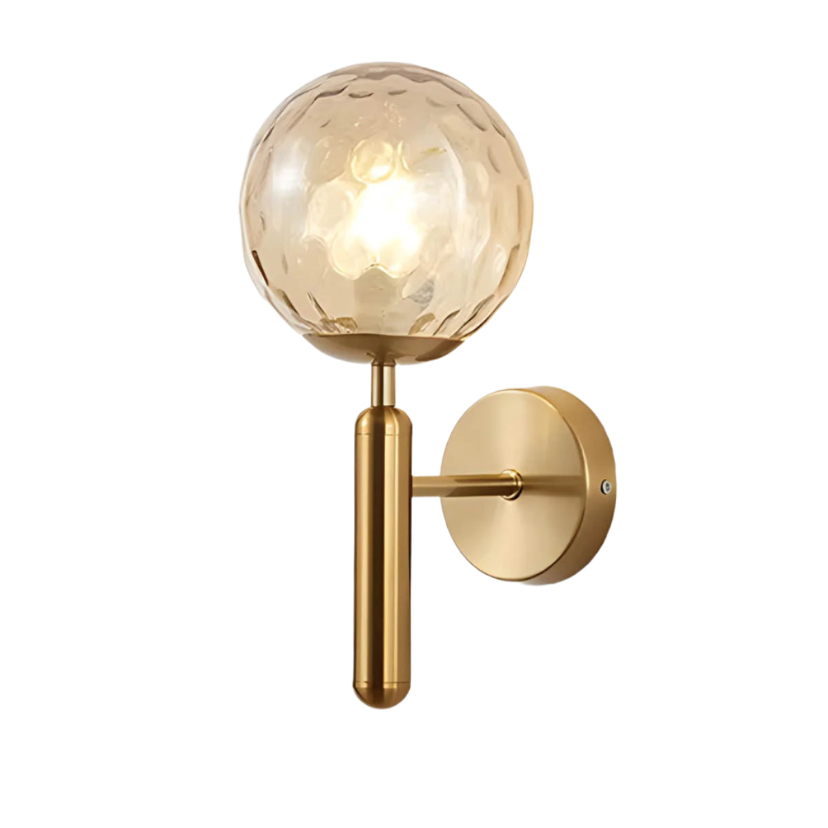 Clair Glas Wandleuchte, handgefertigt