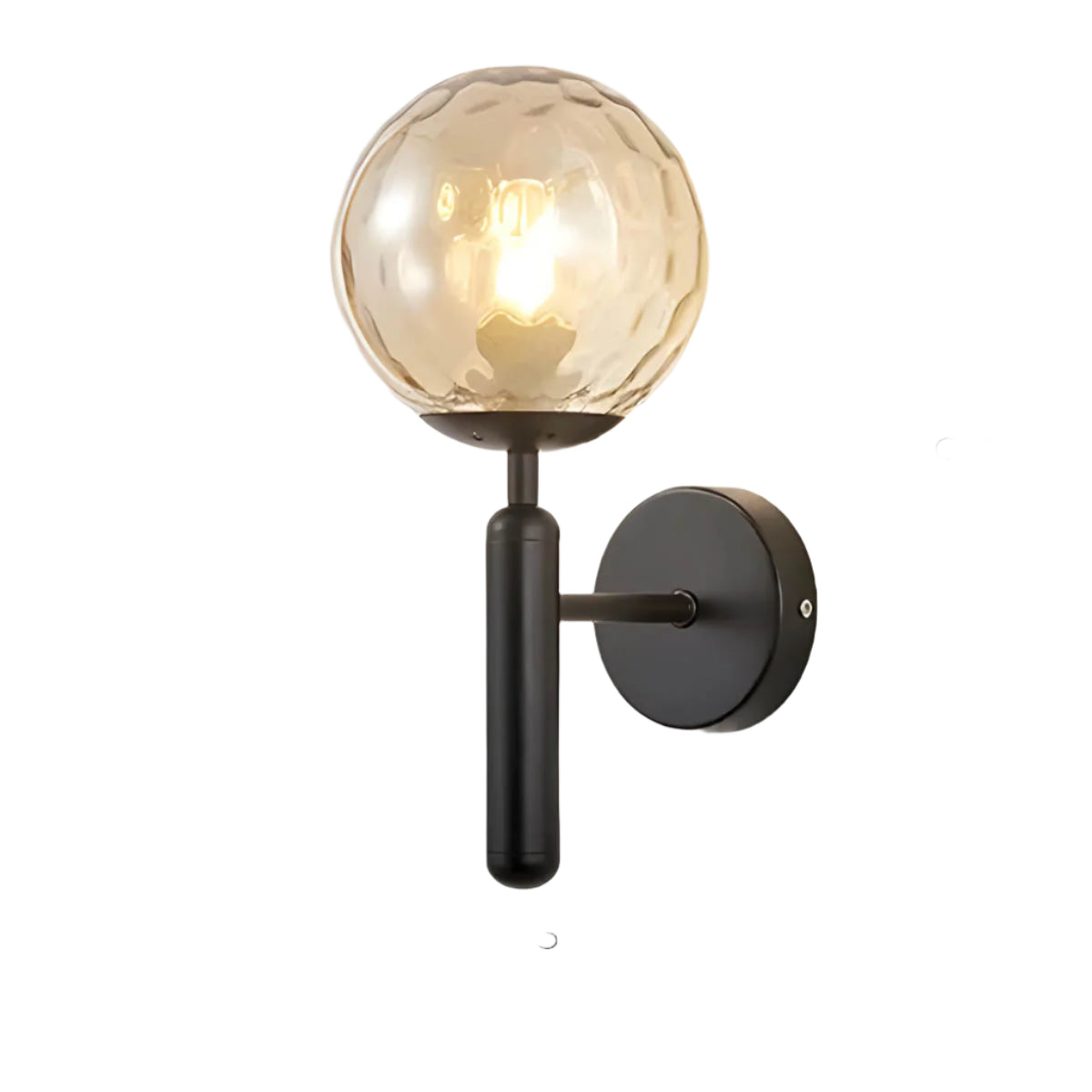 Clair Glas Wandleuchte, handgefertigt