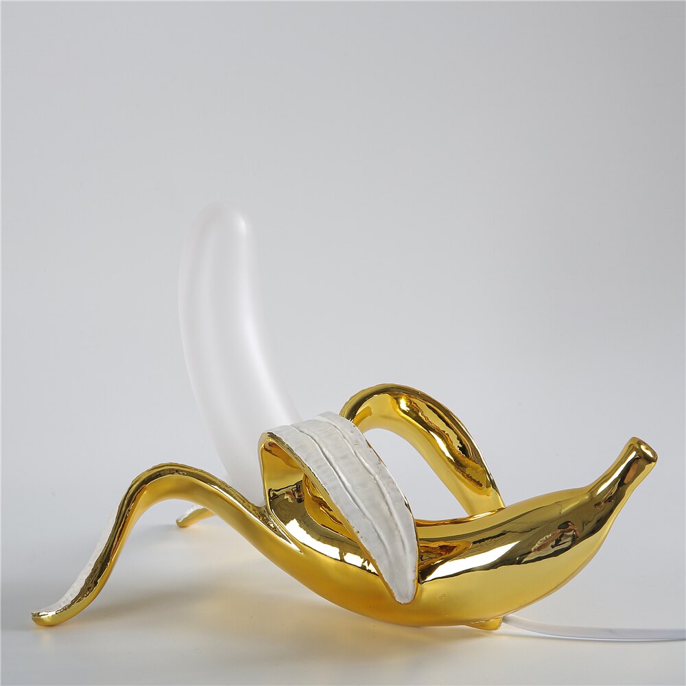 Art Deco Tischlampen im Bananen-Design