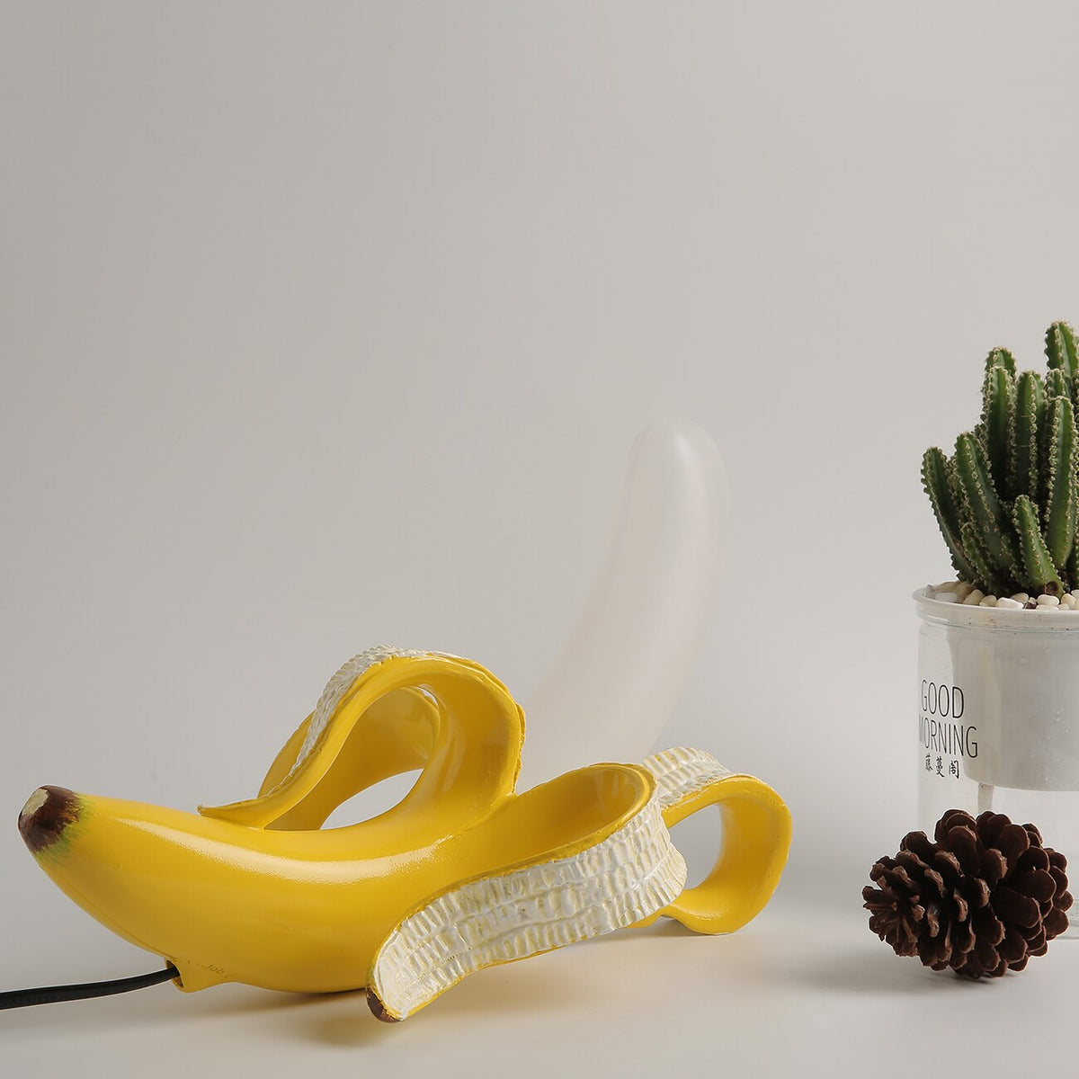 Art Deco Tischlampen im Bananen-Design