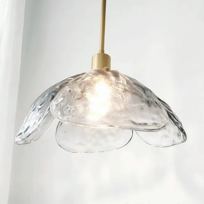 Kreative Blumen-Blüten-Nachttischlampe mit Stabaufhängung