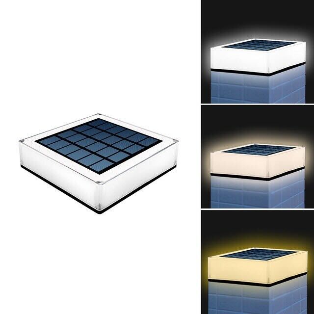 Flache Solarleuchte