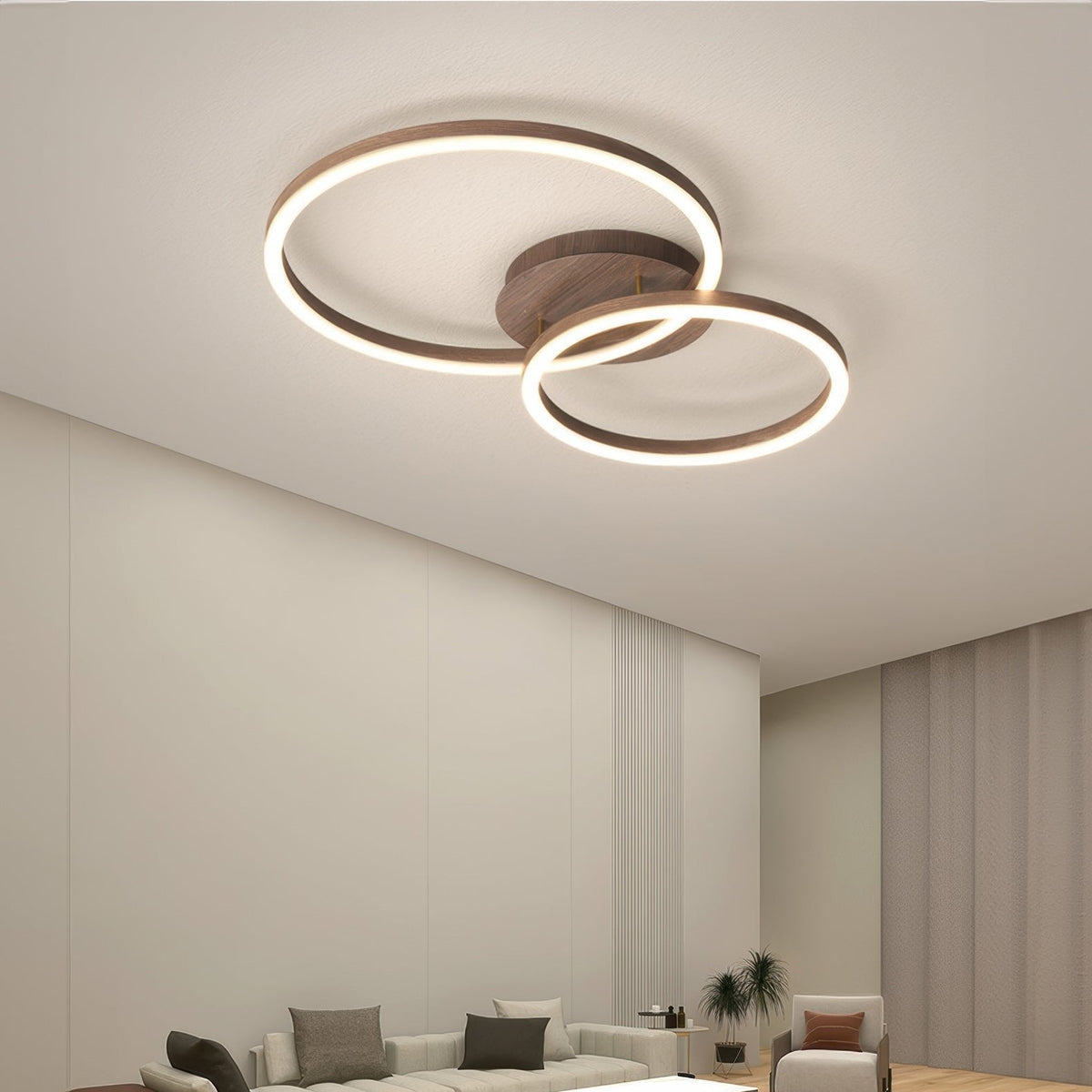 Stilvolle Ring-Deckenlampe