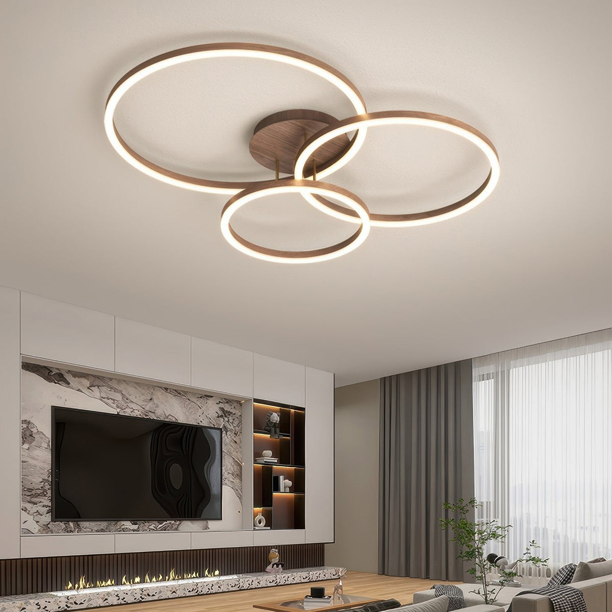 Stilvolle Ring-Deckenlampe