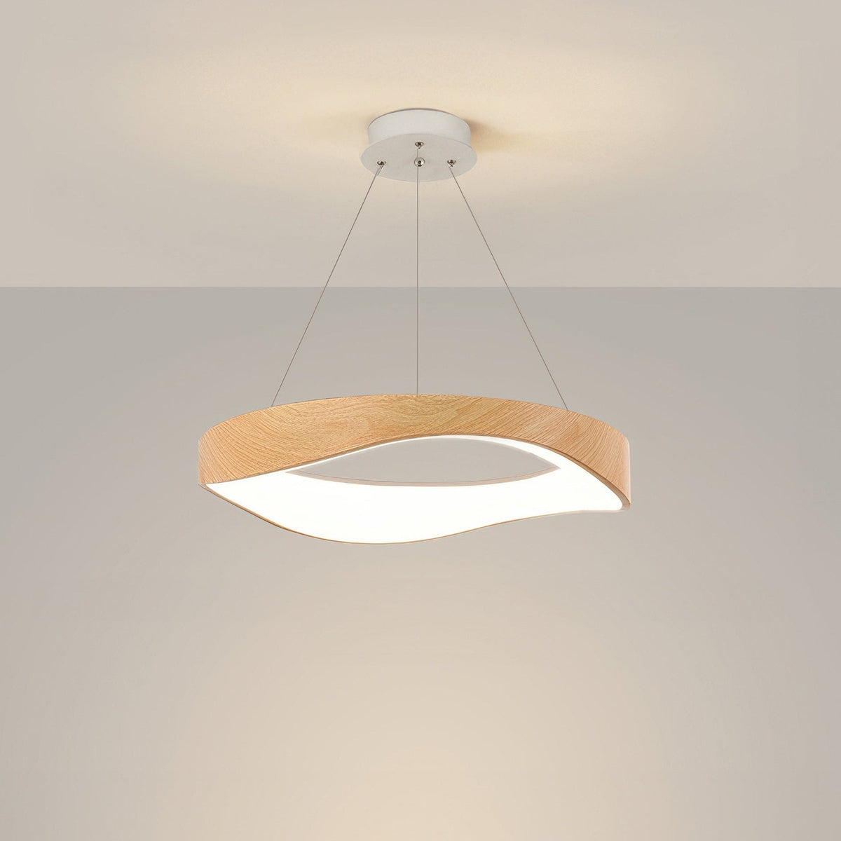 Moderne runde LED-Hängeleuchte für diverse Innenräume