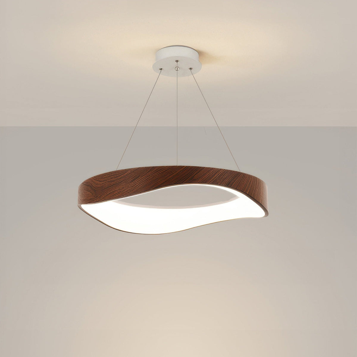 Moderne runde LED-Hängeleuchte für diverse Innenräume