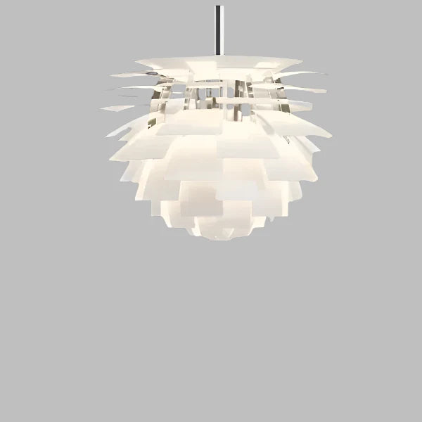Metall-Pendelleuchte im modernen Artischocken-Design