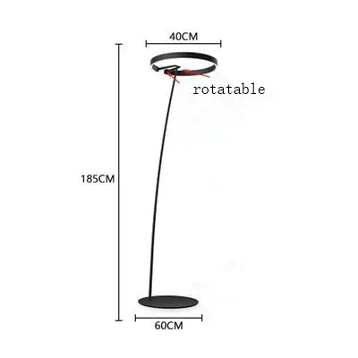 Design-Stehleuchte mit LED-Beleuchtung im nordischen Stil für Angler