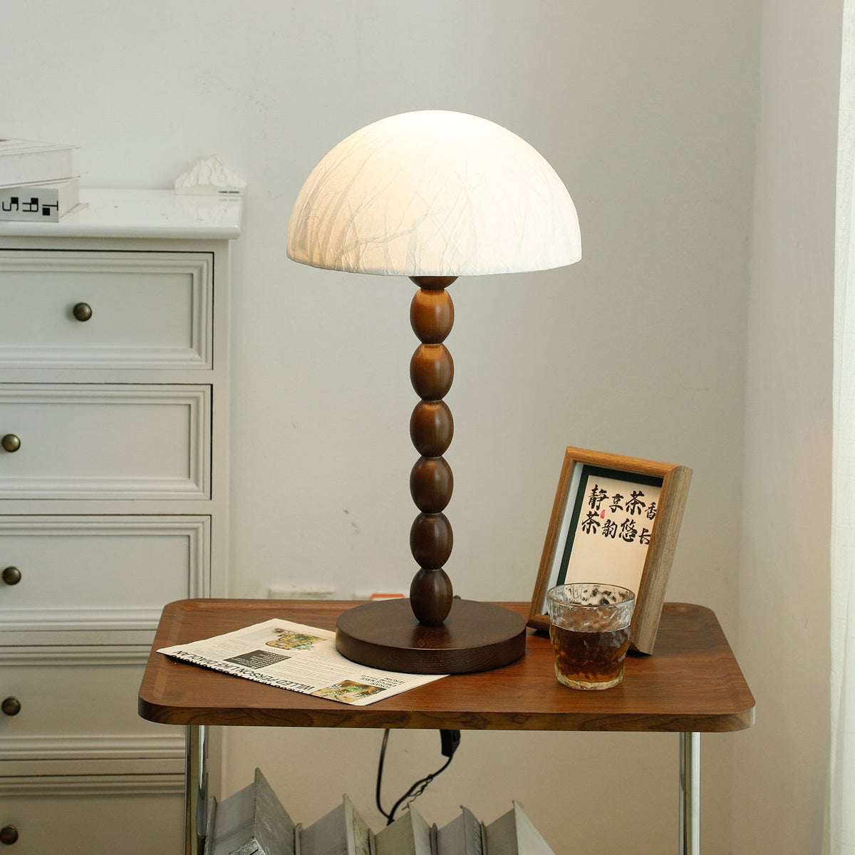 Tischlampe Satori mit Papier-schirm
 - OnyxLampen