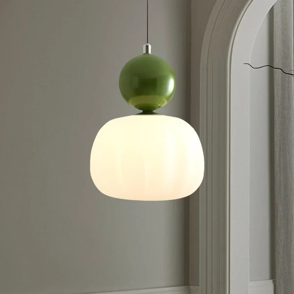 Art Deco Hängelampe Scout Creme