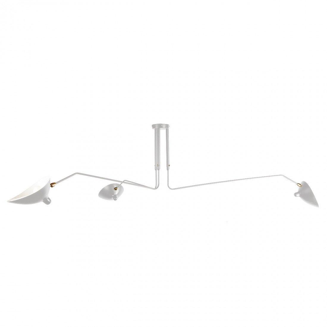 Serge Mouille A-Model Ceiling Lamp