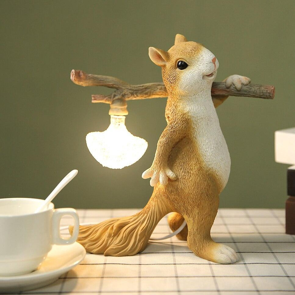 Tischlampe Eichhörnchen
