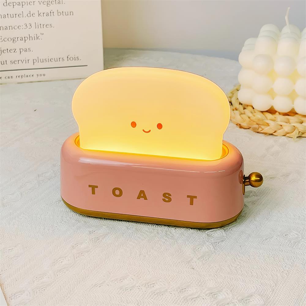 Tischlampe im Toaster-Design mit integriertem Akku