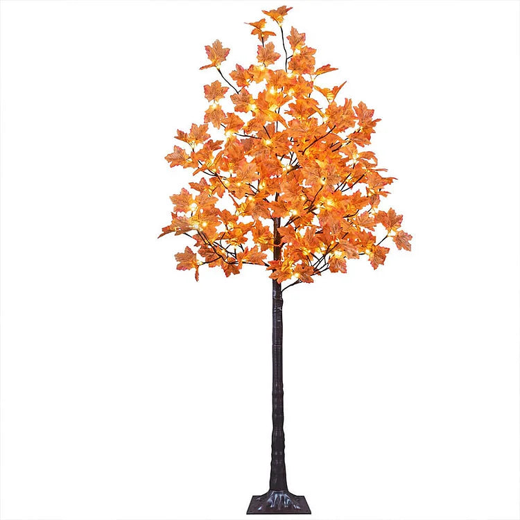 Beleuchteter Ahornbaum mit LED