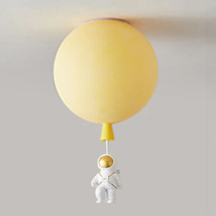 Moderne LED-Deckenleuchte Fateh Mond/Astronauten