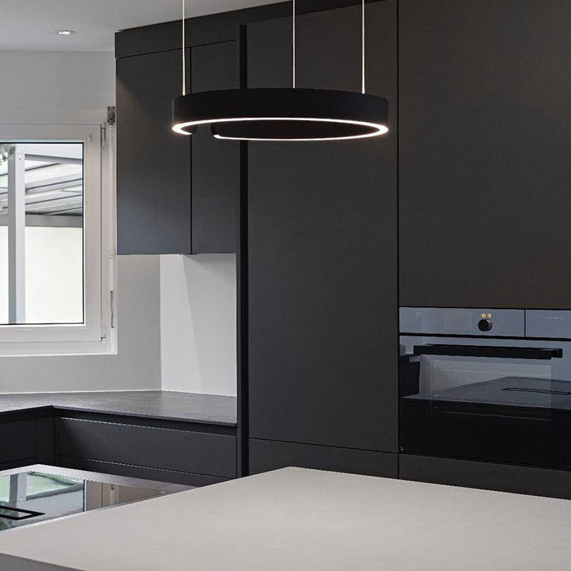 Moderne runde LED-Hängeleuchte