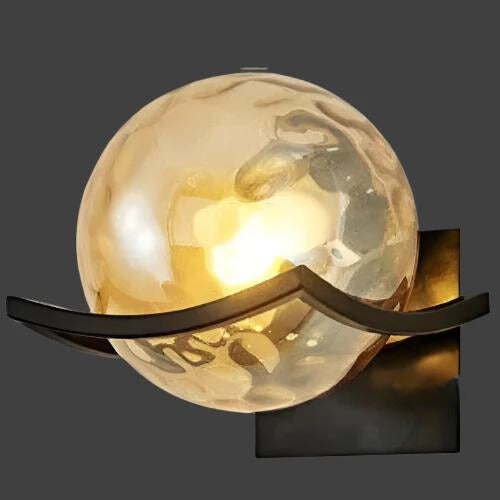 LED Wandlampe aus modernem Glas