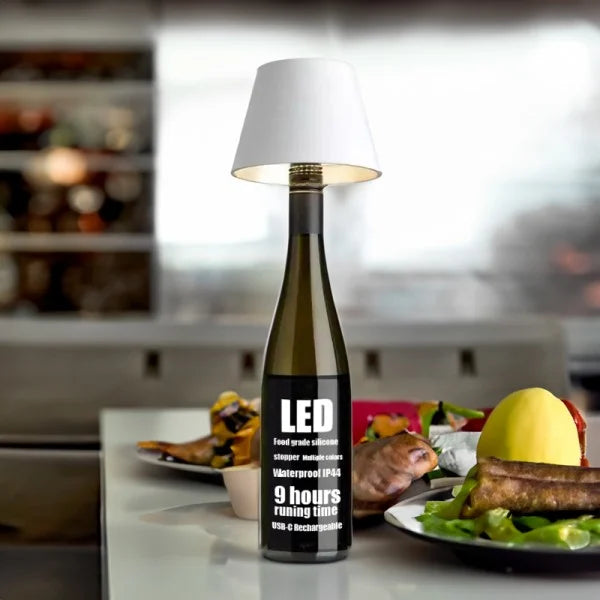 DIY Wiederaufladbarer Wein Flaschen Lampenschirm