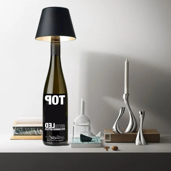 DIY Wiederaufladbarer Wein Flaschen Lampenschirm